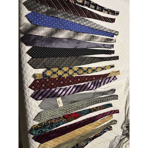 silk ties for men lot Of 18 - Picture 1 of 16